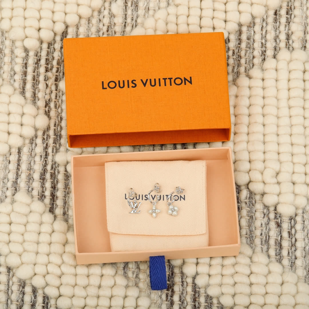 Louis Vuitton Silver Earrings Louis Vuitton Silver Earrings